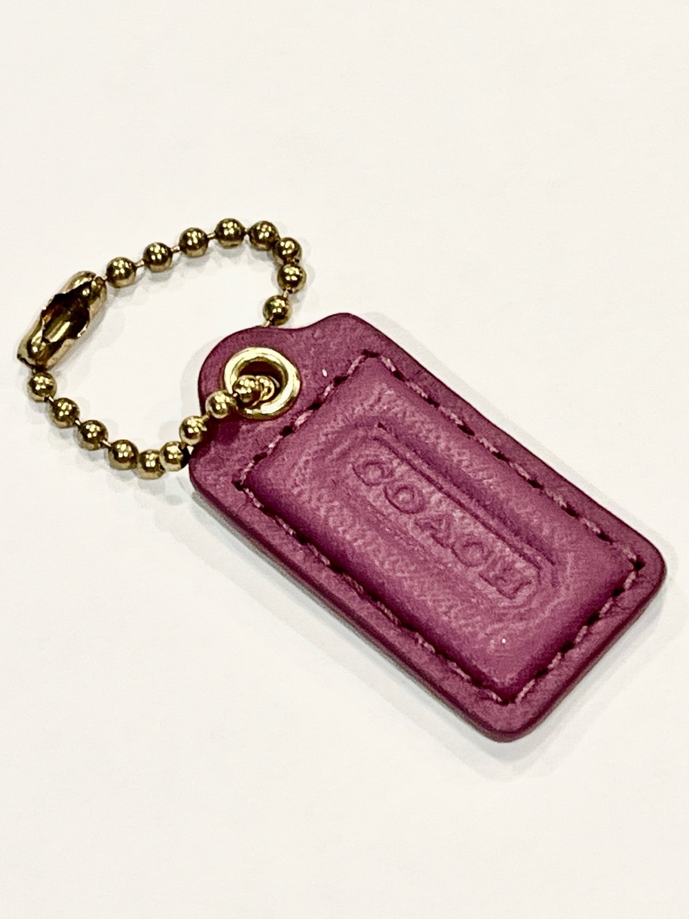 Coach Purple Hang Tag EUC